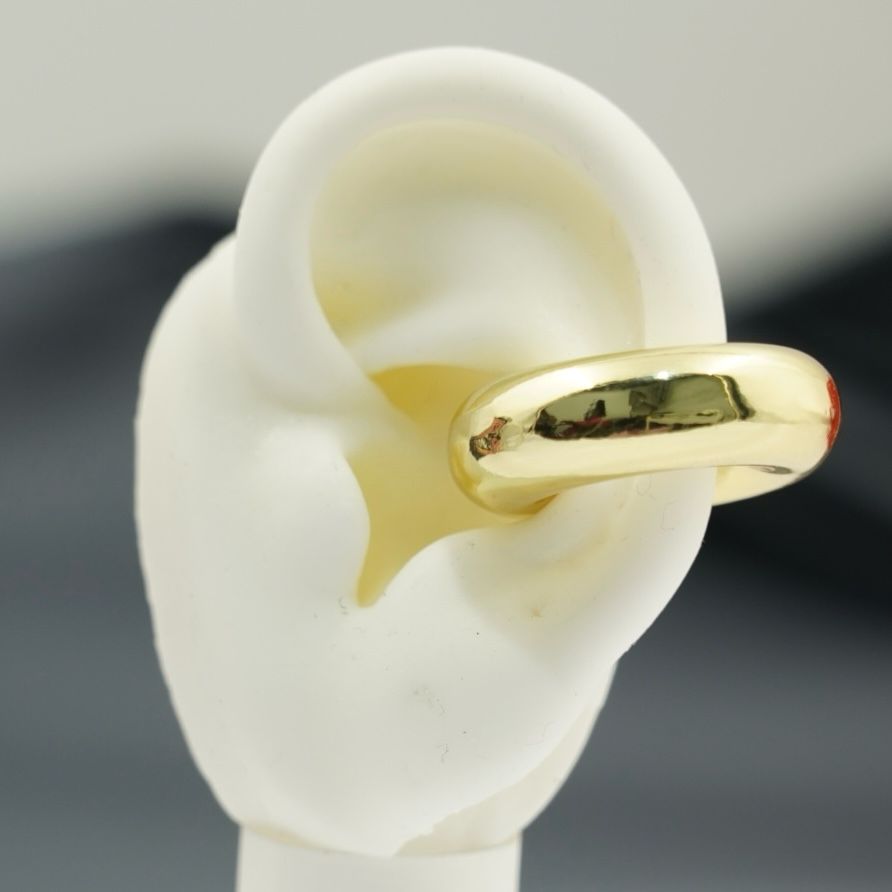 EARCUFF GRANDE DORADO CIRCULAR